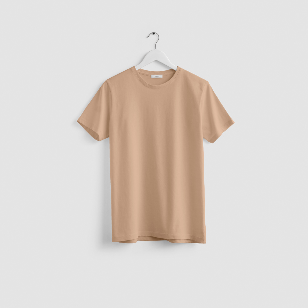 Camiseta arena hombre