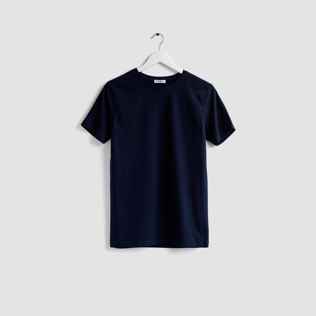 Camiseta azul naval mujer